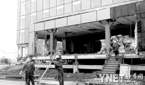 位于湖南湘阴县的远大可建工地。