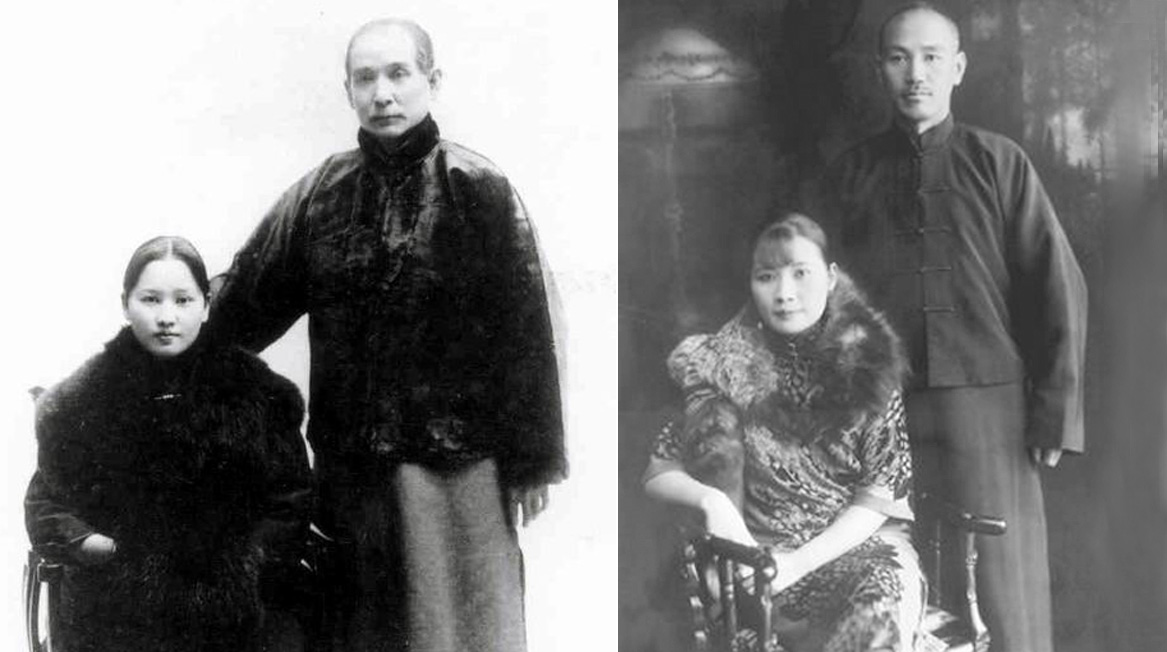 与各自<em>丈夫</em>并肩的<em>两姐妹</em>--宋庆龄孙中山(左)