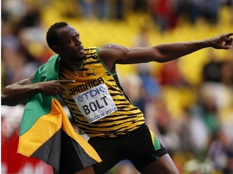 世锦赛博尔特三连冠 劲敌缺赛金牌早是囊中之