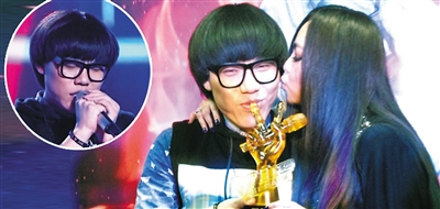 好声音李琦夺冠 蘑菇头 被当<em>张惠妹家人</em>/图 - 热