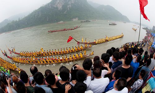 溆浦大端午赛龙舟