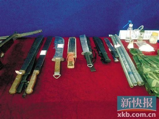 广州村长任黑老大 集团涉枪毒犯案上百宗(图)