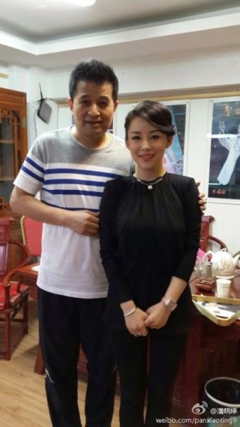 毕福剑和“九球天后”潘晓婷