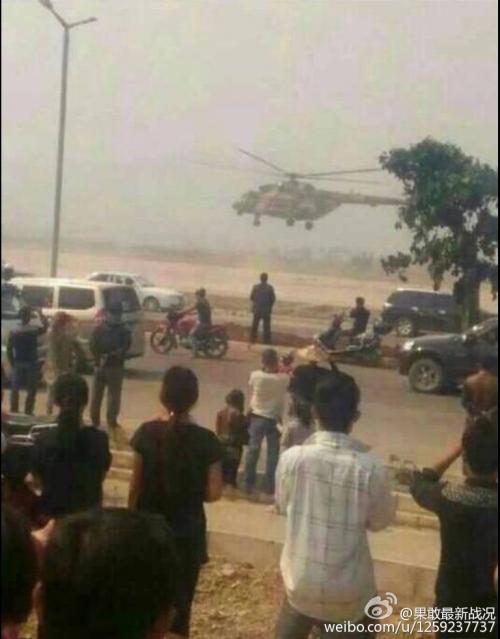 缅军炸弹炸死中国边民 解放军直升机战车集结