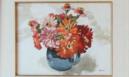 希特勒年轻所绘水彩画将拍卖起价3万美元(图)