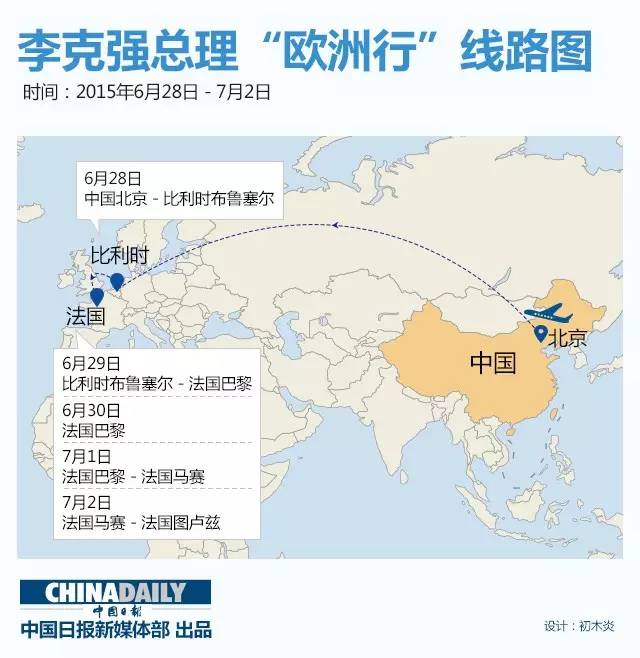 图解总理欧洲行：深化互利共赢的全面战略伙伴关系