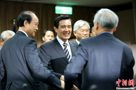 马英九力挺洪秀柱参选台湾地区领导人