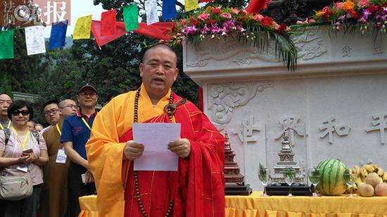 释永信参加活动