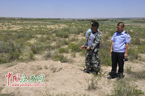 嫌疑人指认现场