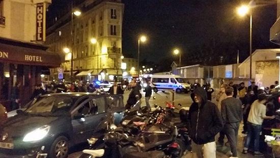 巴黎枪击案现场。来源：网络