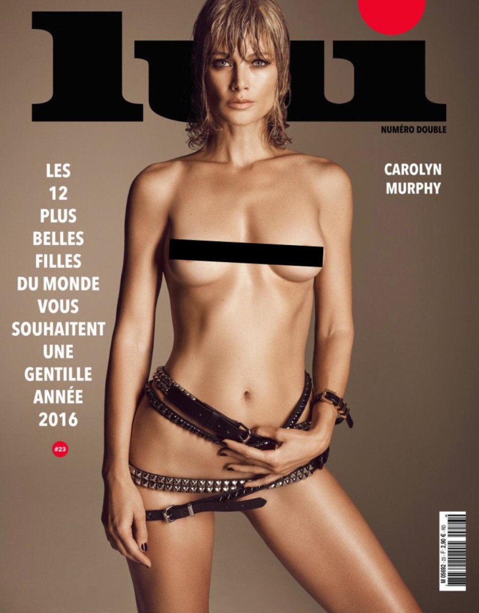 纸媒拼了！超模裸照霸占新年封面