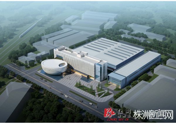 图二：国家重点实验室大楼效果图。 中