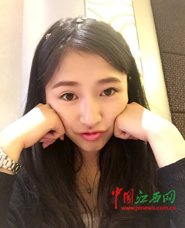 正面照(图片来源于晏同学个人微博)