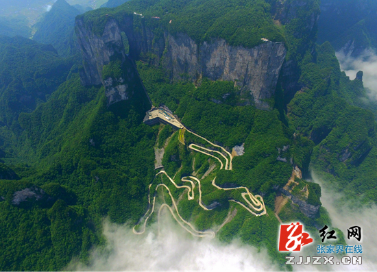 张家界：天门洞景点及盘山公路7月5日恢复开放（图）