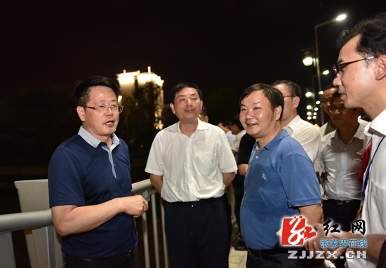 张家界城市亮化工程即将竣工 实现城市夜景可视可读（图）