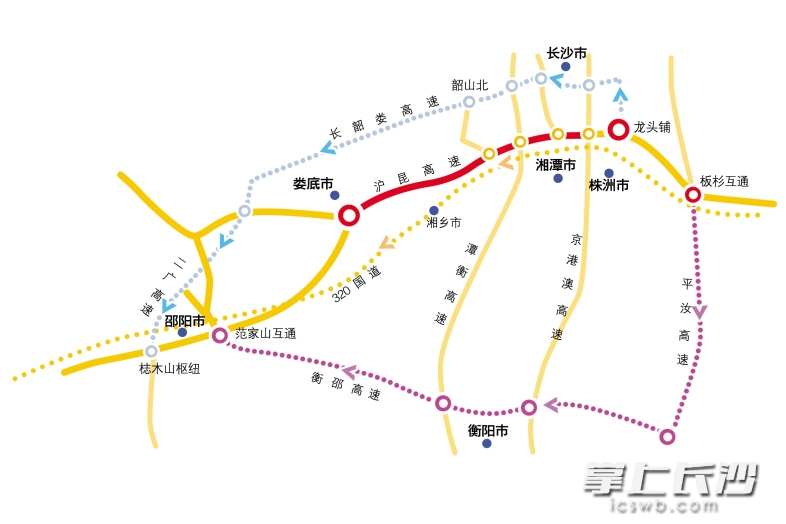 绕行路线示意图制图/何朝霞