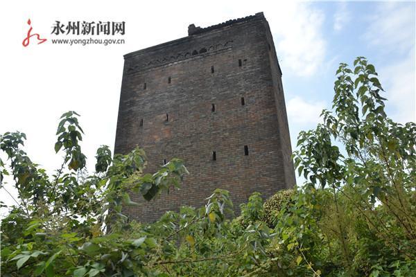 永州江华现一座大型清代炮楼 高16米境内仅一座