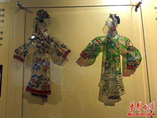 全国皮影艺术展长沙开展 数百幅作品带你领略