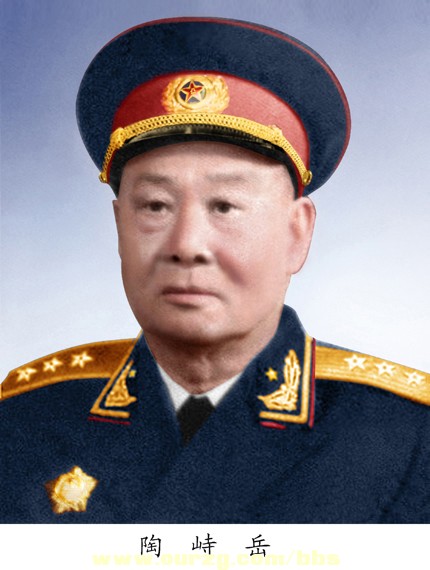 1955年被授予上将军衔,是新中国的开国将领之一