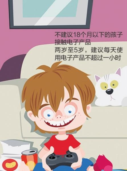 注意！5岁以下儿童 每天玩平板别超过一小时 