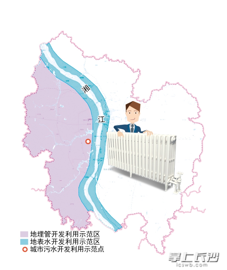 长沙市浅层地温能开发利用规划示意图制图/王斌