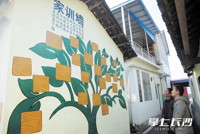 长沙县有个“家训村”67家农户把家训贴上墙