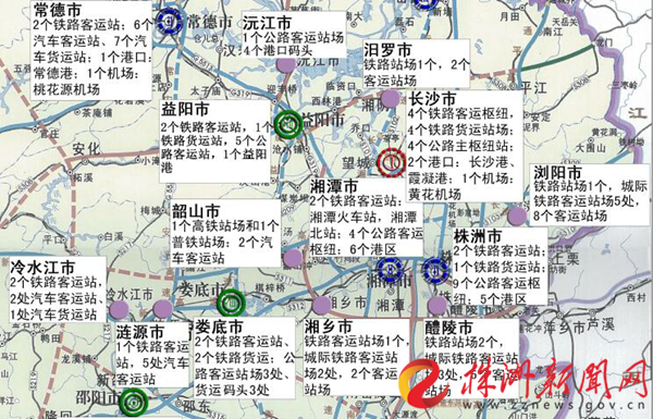 城市交通重要设施规划图部分