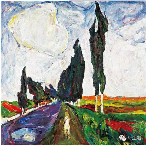 罗尔纯的写生丨油画色彩大师,东方的梵高