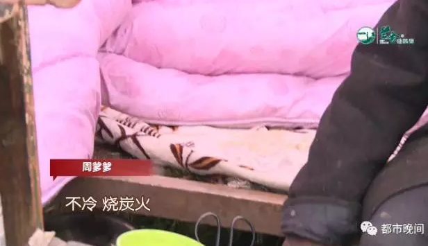 长沙一古稀老人荒野过年 家人称其喜欢流浪