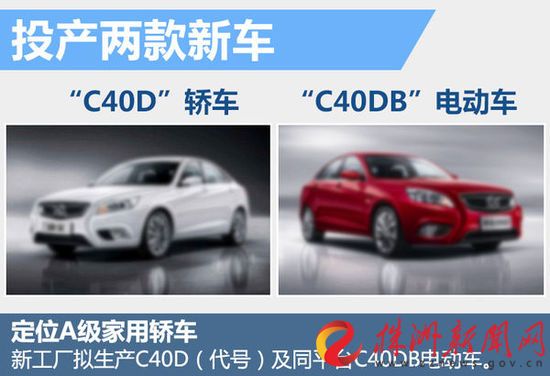 疑似北汽株洲基地C40D项目生产车型（图片来源：网络）