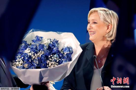 法国极右翼“国民阵线”主席玛丽娜·勒庞。