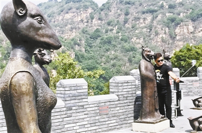 石林峡现山寨圆明园兽首像