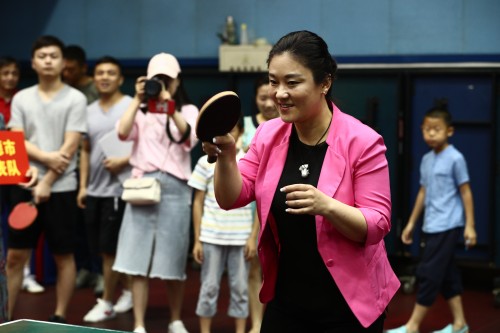 在京湖南人举办乒乓球比赛 心系家乡汛情捐款