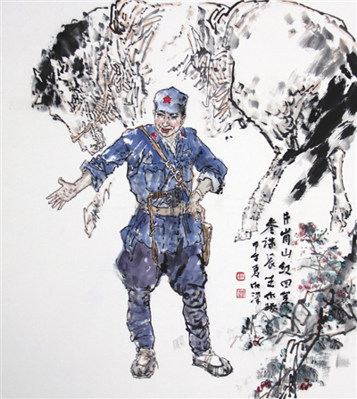 舒湘汉武陵风骨中国画人物作品展随想 - 张家