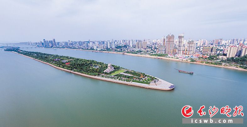 2012年5月，天心区湘江东岸沿线。资料图片