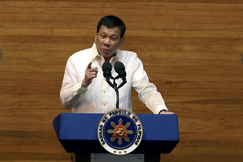 资料图：菲律宾总统杜特尔特