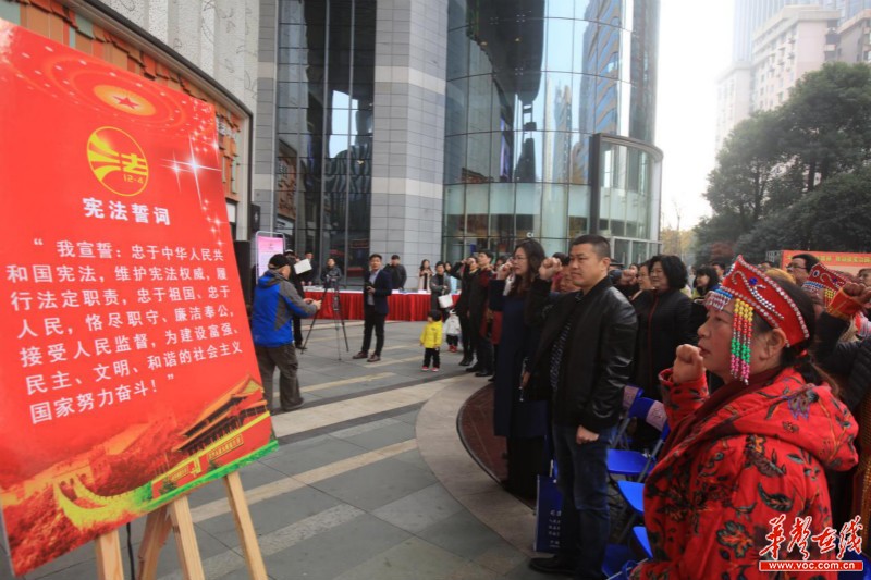 长沙举行2017年宪法宣传日活动 - 市州精选