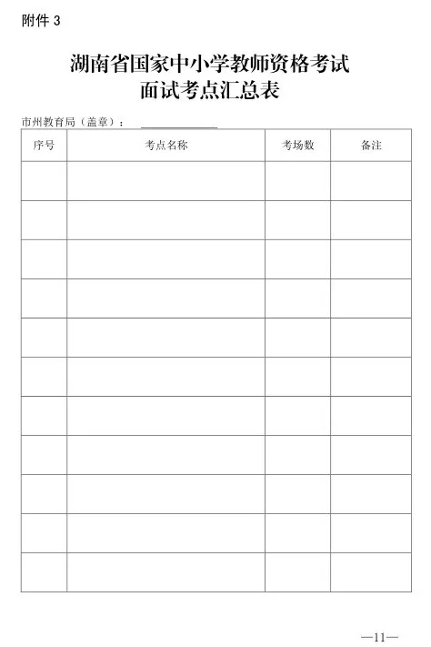 2017年湖南中小学教师资格考试面试报名本月
