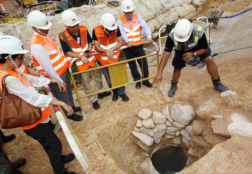 沙中线施工发现宋元古迹。图片来源：香港《大公报》