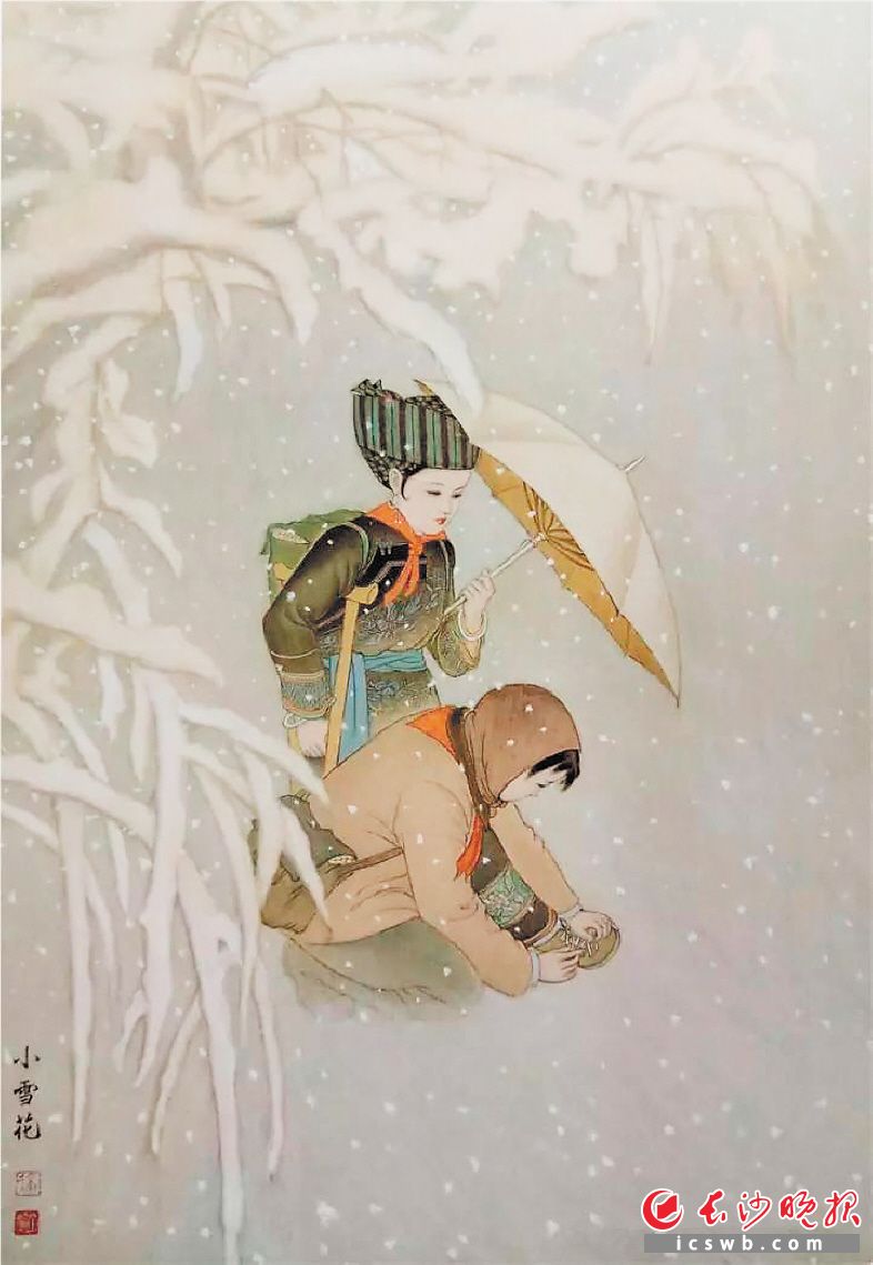 徐芝麟作品《小雪花》。资料图片