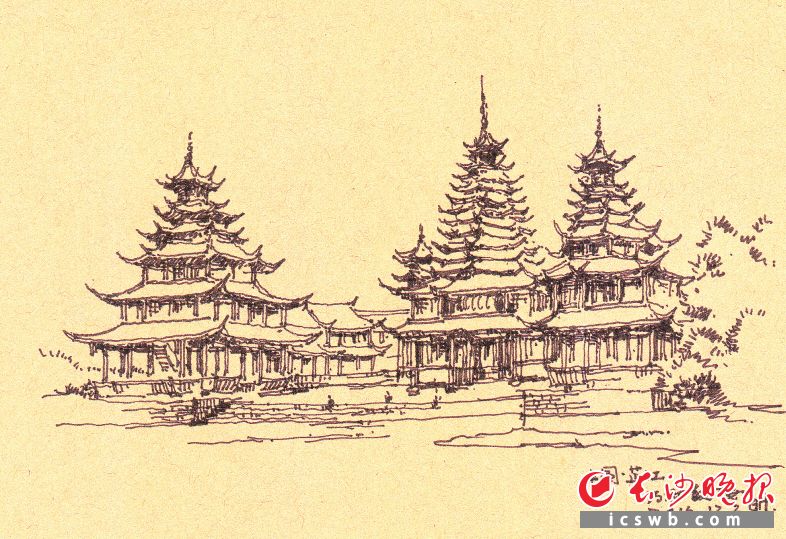 芷江万和鼓楼。 均为欧阳国辉作品