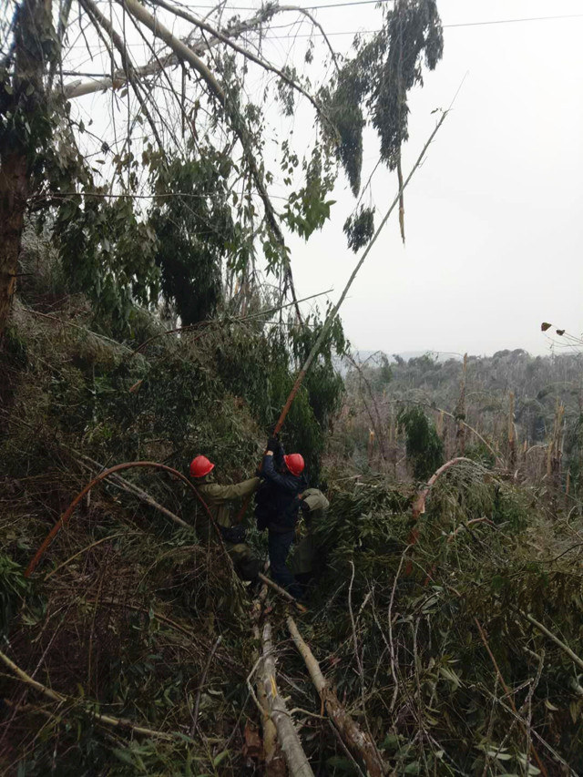 保民生丨永兴:风雪保电人 - 郴州 - 新湖南