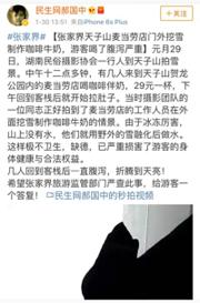 张家界麦当劳被指挖雪制餐?当地食药监:系误会