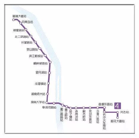 好消息！长沙地铁4号线预计年底通车试运行