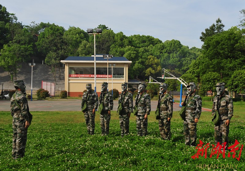 常德市2018年第一期基干民兵集中轮训开训动