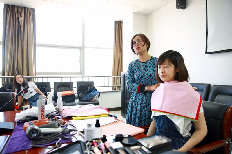 湖南广播电视台资深造型团队在宁夏广播电视台