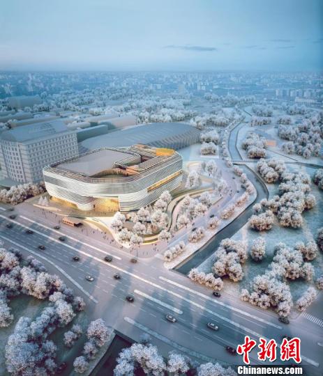 冬运中心综合训练馆效果图。北京市重大办提供