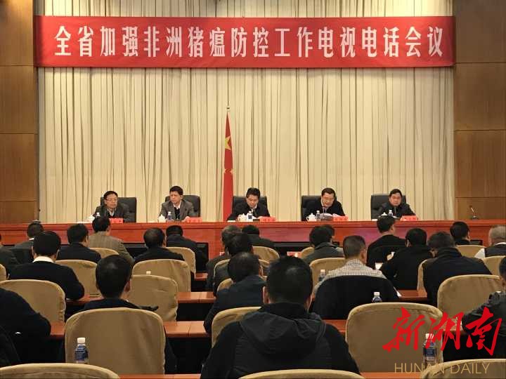 隋忠诚就加强非洲猪瘟防控提出要求 盯住关键环节抓防控 新湖南www.hunanabc.com