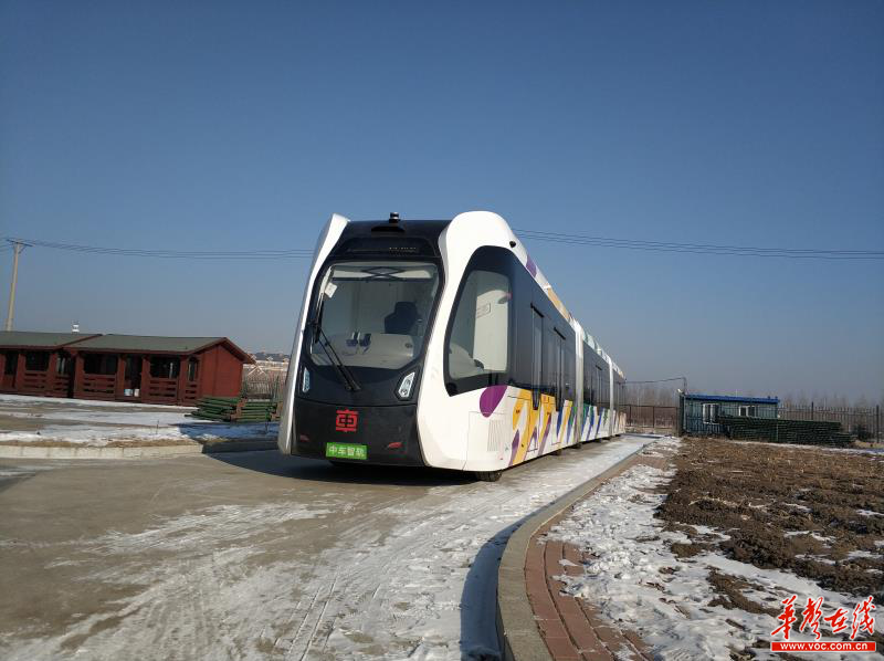 智轨电车首次在北方严寒地区测试 运行状况良