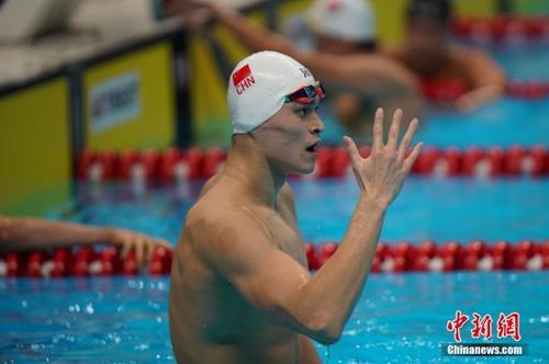 资料图：孙杨。